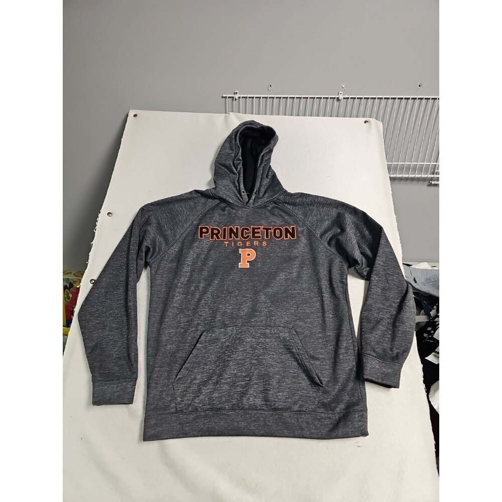 Colosseum Princeton Tigers Hoodie Mens XL Gray Heathered Performance Sweatshirt